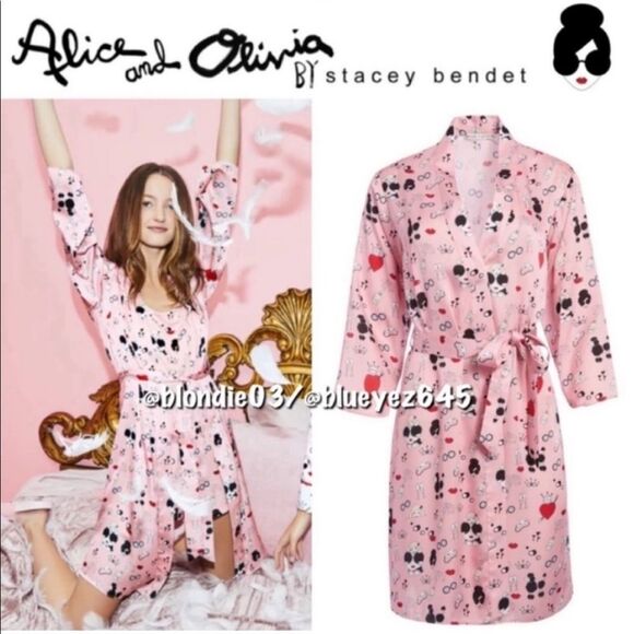 Alice + Olivia Other - Alice + Olivia x Morgan Lane “Maylin” Stace face robe XS/S